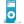 iPod Nano Bleu Icon 24x24 png